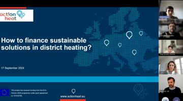 How to finance sustainable solutions in district heating webinar