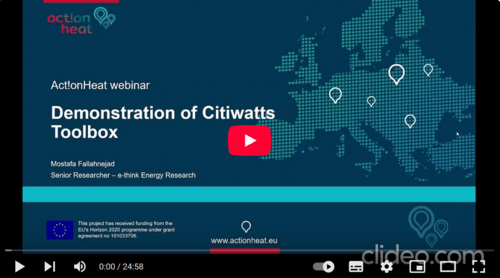 Demonstration of the Citiwatts Toolbox