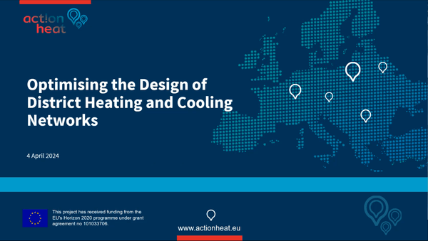 Optimising the design of district heating and cooling networks Optimising the design of district heating and cooling networks