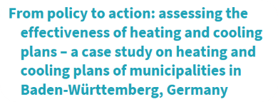 Assessing the effectiveness of heating and cooling plans