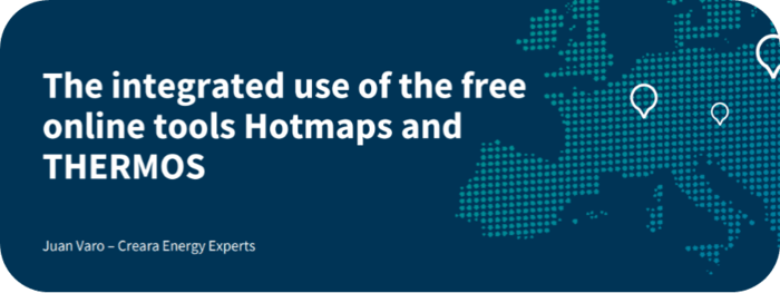 The integrated use of the free online tools Hotmaps and THERMOS
