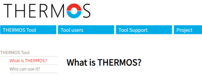 Thermos website - Thermos Tool, What is Thermos?