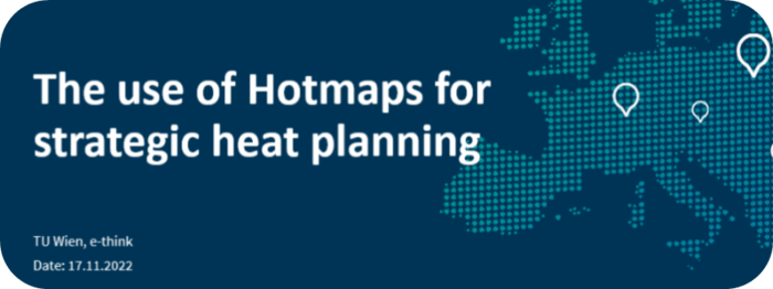 The use of Hotmaps for strategic heat planning