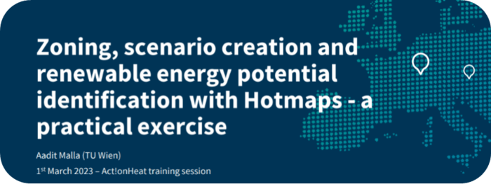 Zoning scenario creation and renewable energy potential identification with Hotmaps – a practical exercise
